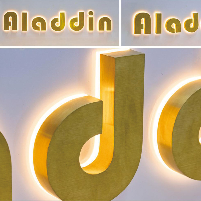 Metal Backlit Letters